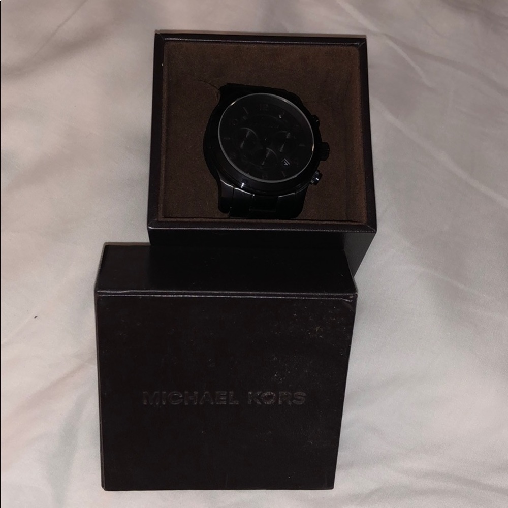 Men’s Michael Kors Black Watch. Perfect condition.